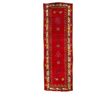 Antique Turkish Oushak Runner-YMM-1185680