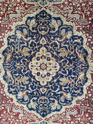 Antique Turkish Silk Kayseri Rug-YMM-1156846