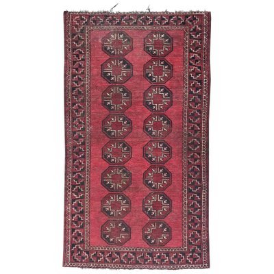 Antique Turkmen Afghan Rug-YMM-1061806