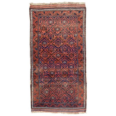 Antique Turkmen Baluch Afghan Rug-YMM-1323629