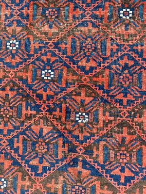 Antique Turkmen Baluch Afghan Rug-YMM-1323629