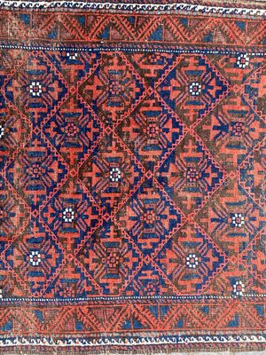 Antique Turkmen Baluch Afghan Rug-YMM-1323629