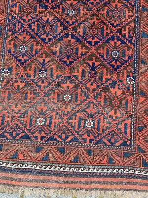 Antique Turkmen Baluch Afghan Rug-YMM-1323629