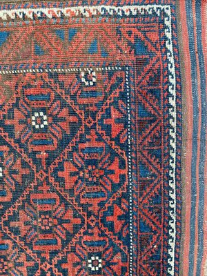 Antique Turkmen Baluch Afghan Rug-YMM-1323629