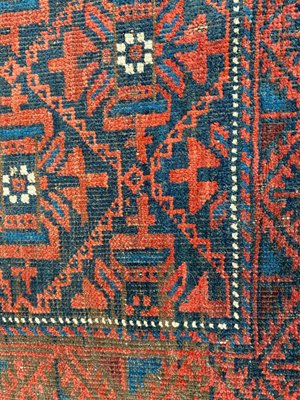 Antique Turkmen Baluch Afghan Rug-YMM-1323629