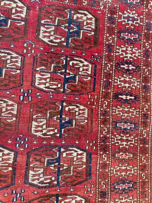 Antique Turkmen Boukhara Rug-YMM-1061586