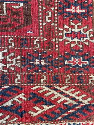 Antique Turkmen Boukhara Rug-YMM-1061586