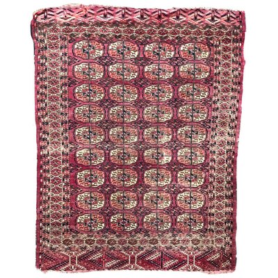 Antique Turkmen Bukhara Rug-YMM-1132578