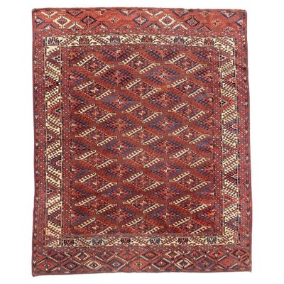 Antique Turkmen Yumut Rug-YMM-1061677