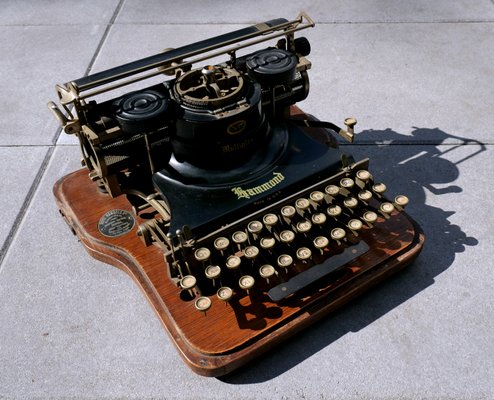 Antique Typewriter from Hammond Multiplex, USA, 1915-QFD-1402608