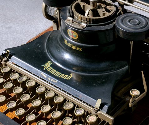 Antique Typewriter from Hammond Multiplex, USA, 1915-QFD-1402608