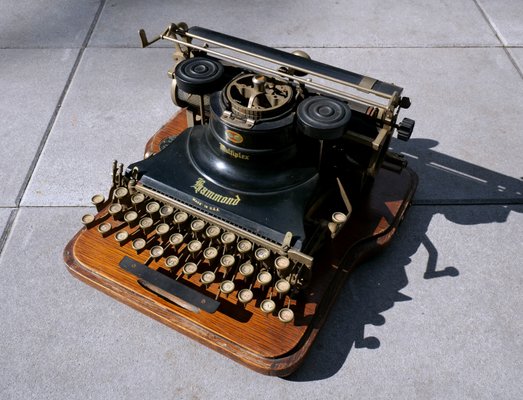 Antique Typewriter from Hammond Multiplex, USA, 1915-QFD-1402608