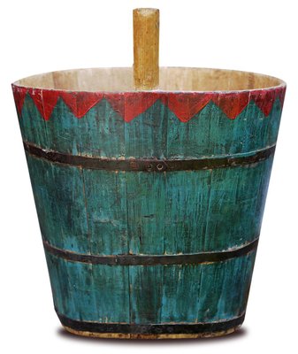 Antique Tyrolean Painted Tub-BGS-1077945