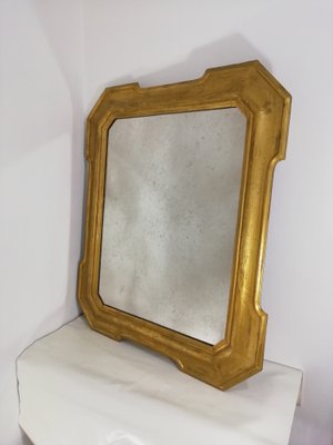 Antique Umbertine Mirror with Tray, 1800s-HNE-1421627