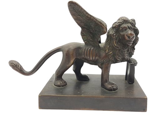 Antique Venice Lion in Bronze-TCS-1151142