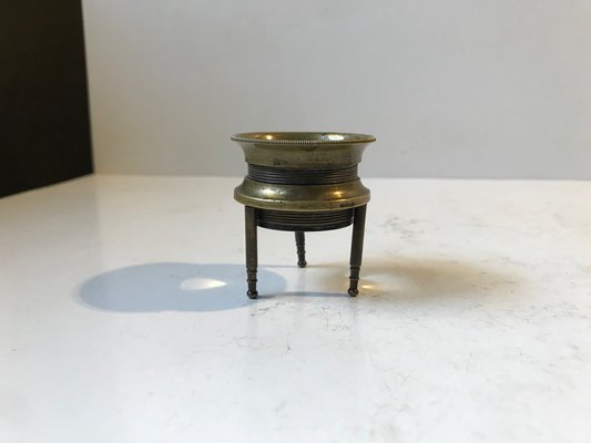 Antique Victorian Loupe Magnifying Glass on Brass Tripod, 19th-Century-LCR-852142