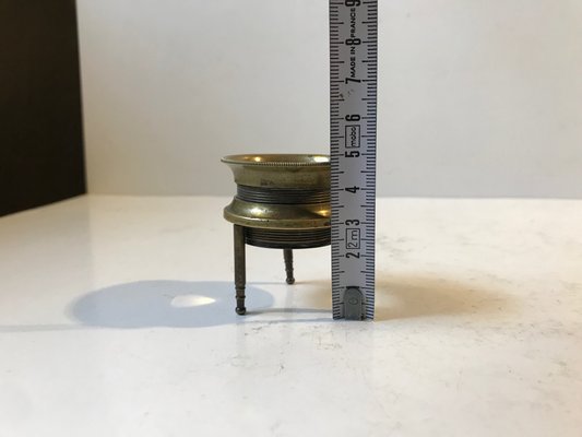 Antique Victorian Loupe Magnifying Glass on Brass Tripod, 19th-Century-LCR-852142