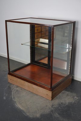 Antique Victorian Mahogany Shop Display Cabinet-XO-1179535