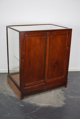 Antique Victorian Mahogany Shop Display Cabinet-XO-1179535