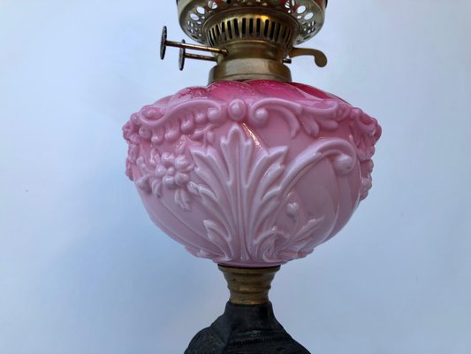 Antique Victorian Oil Table Lamp, England, 1900-TZ-1239268