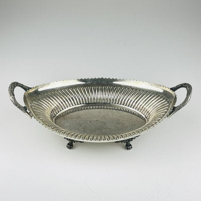 Antique Victorian Silver Plated Bread Basket by Walker & Hall, 1890s-WQC-2021455