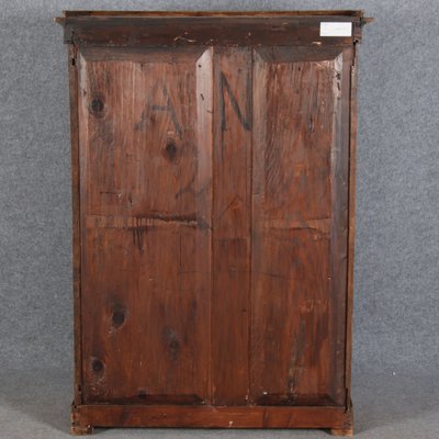 Antique Viennese Biedermeier Cabinet in Walnut, 1820s-DXD-1789928