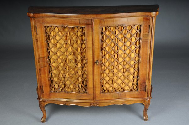 Antique Wall Cabinet in Walnut Veneer-FLW-1765791