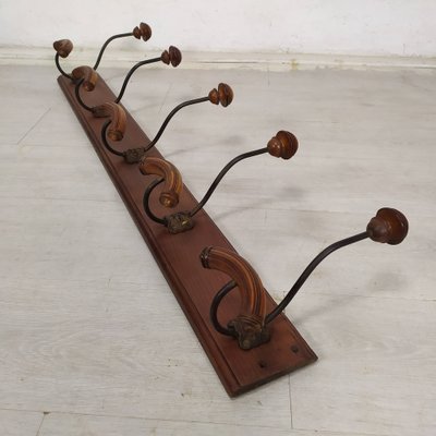 Antique Wall-Mounted Coat Rack-EAD-1747225