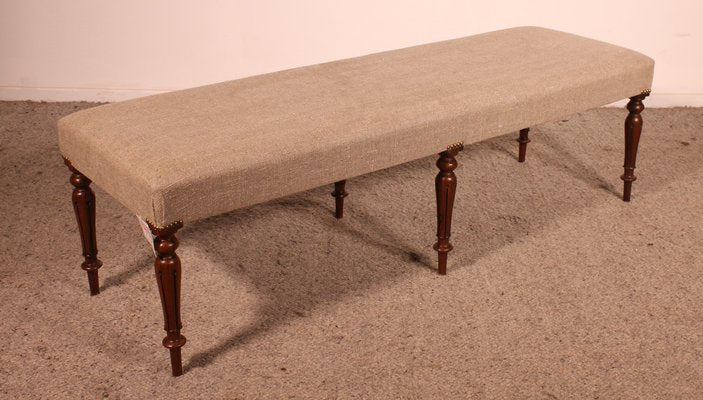 Antique Walnut Bench, 1800s-HPU-1819312