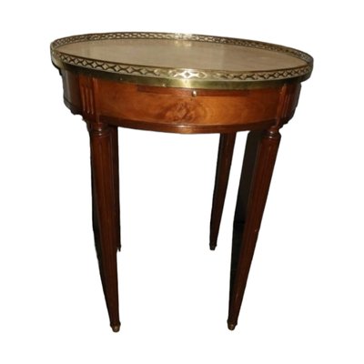 Antique Walnut Bronze and Marble Auxiliar Table-TCS-1804151