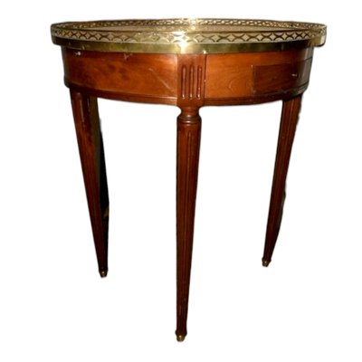 Antique Walnut Bronze and Marble Auxiliar Table-TCS-1804151