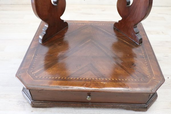 Antique Walnut Kneeler, 1780s-DCO-1360209