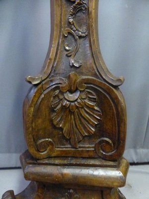 Antique Walnut Lamp Foot-WSV-605470