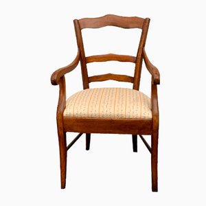 Antique Walnut Lounge Chair-IJR-680477