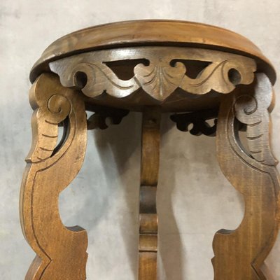 Antique Walnut Side Table, 1900s-SDV-673916