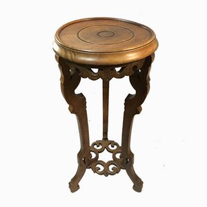 Antique Walnut Side Table, 1900s-SDV-673916