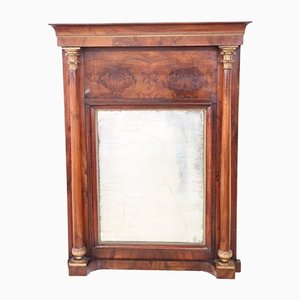 Antique Walnut Wall Mirror, 1800s-DCO-1215773