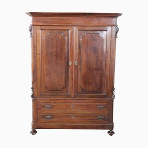 Antique Walnut Wardrobe, 1880s-DCO-1313022