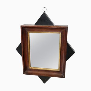 Antique Walnut Wood Wall Mirror, 1810s-DCO-1347841