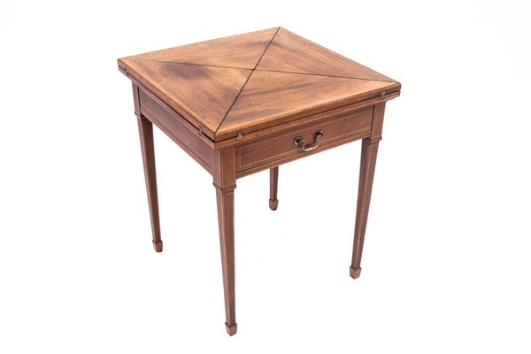 Antique Western European Folding Game Table, 1910-BXB-1264005