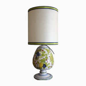 Antique White and Green Table Lamp-WSV-1422375