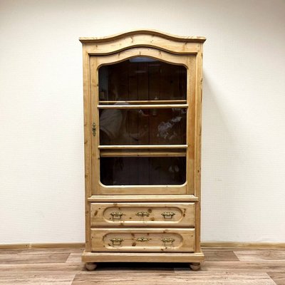 Antique Wilhelminian Display Cabinet in Spruce, 1860s-ALF-2033487