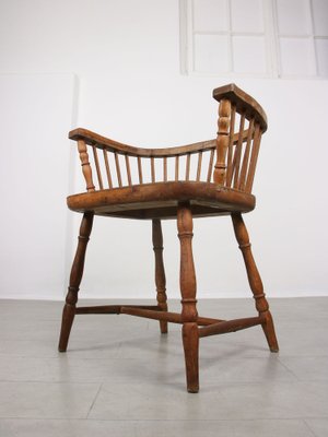 Antique Windsor Chairs with Low Back, Set of 2-HGJ-1318632