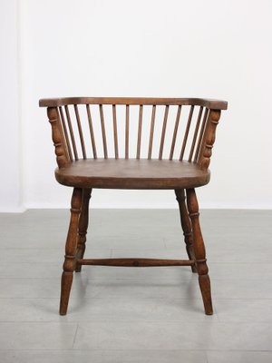 Antique Windsor Chairs with Low Back, Set of 2-HGJ-1318632