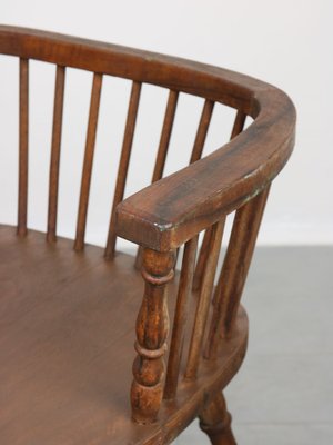 Antique Windsor Chairs with Low Back, Set of 2-HGJ-1318632