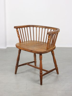 Antique Windsor Chairs with Low Back, Set of 2-HGJ-1318632