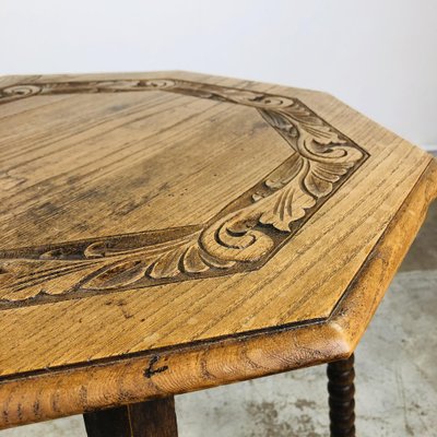 Antique Wood Carving Table-LCQ-1241617