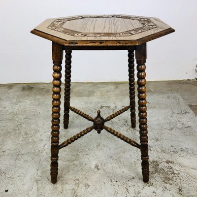 Antique Wood Carving Table-LCQ-1241617