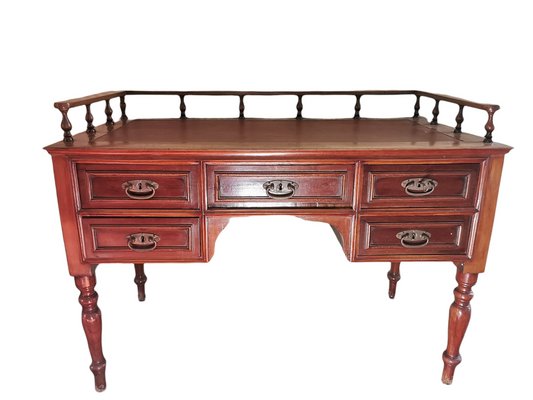 Antique Wood Desk-GEL-1191281