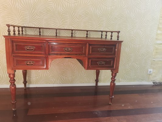 Antique Wood Desk-GEL-1191281